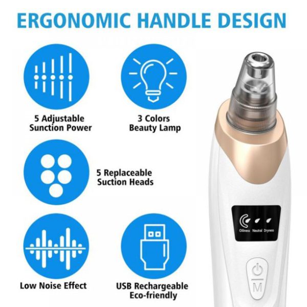 Blackhead Removal Machine Derma Suction 5 In 1