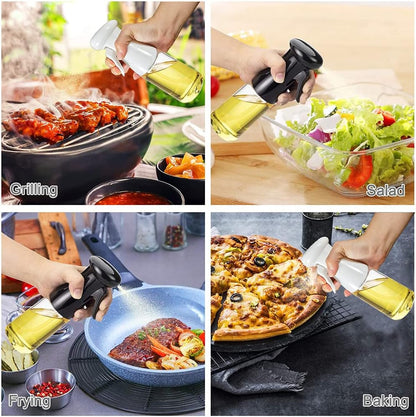 Plastic Glass Kitchen Cooking Spray Bottle