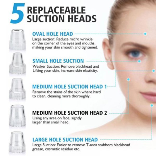 Blackhead Removal Machine Derma Suction 5 In 1