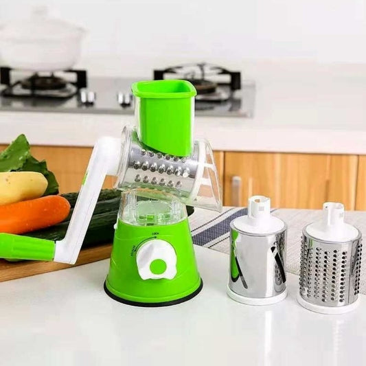 Multi-Functional Tabletop Drum Grater I Manual Vegetable Cutter Slicer & Grater | Chopper Kitchen Essential