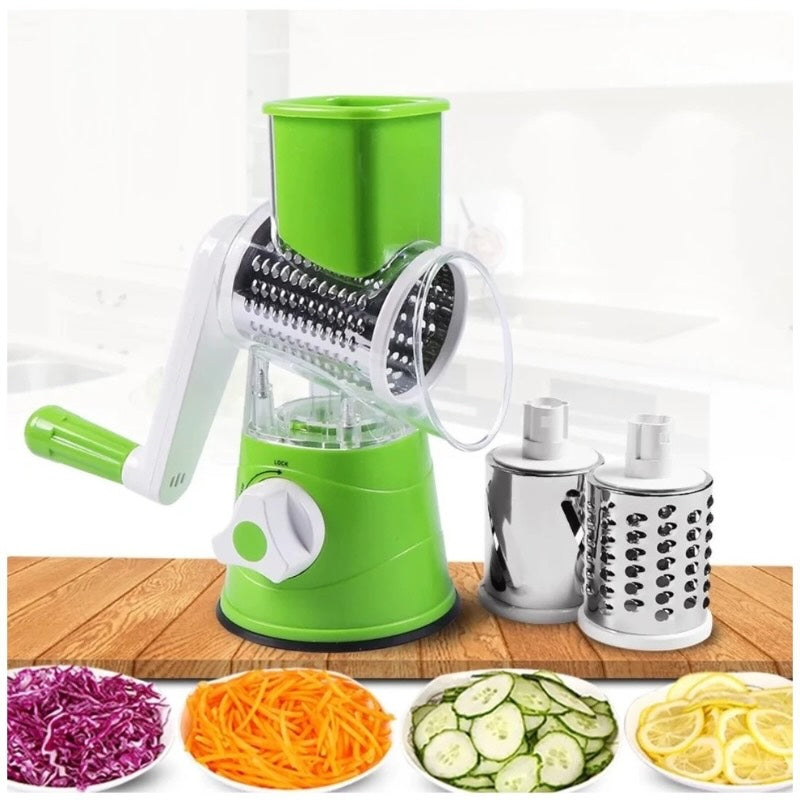 Multi-Functional Tabletop Drum Grater